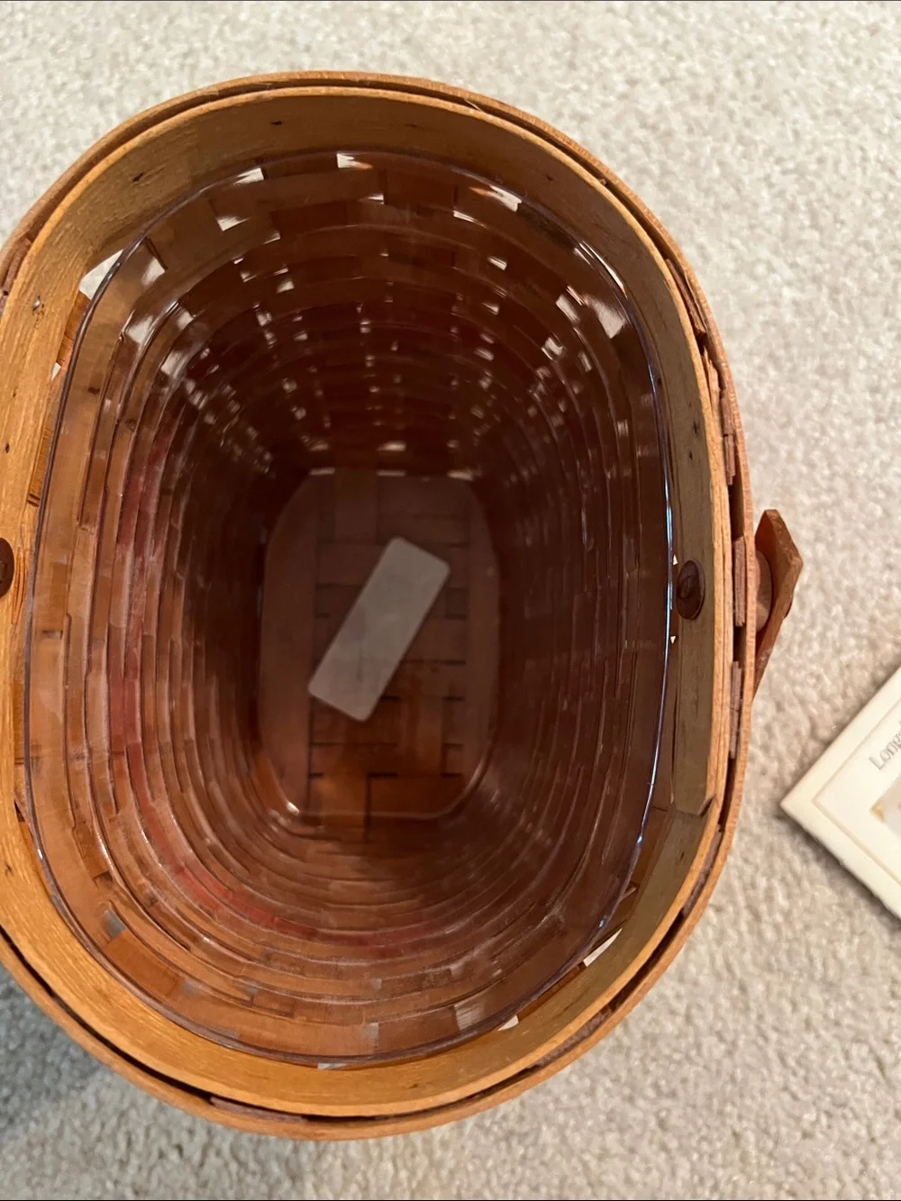 Longaberger 2001 Mother’s Day Basket and Protector -SFH
